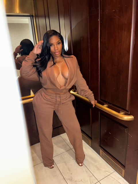 Plunge Sweatsuit